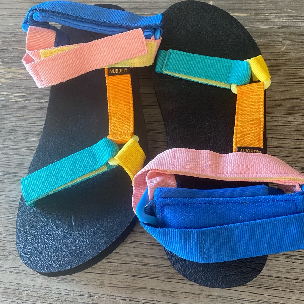 Colorful Strappy Sandals